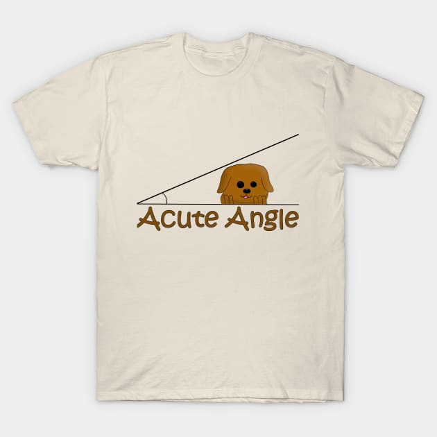 Acute Angle (dog) T-Shirt by alisadesigns